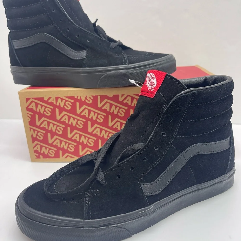 Vans Sk8-Hi 'Black Suede'
Men's Black High-Top Sneakers - Picture 1 of 16